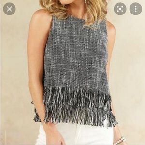 Mudpie Tweed Blouse/Tank